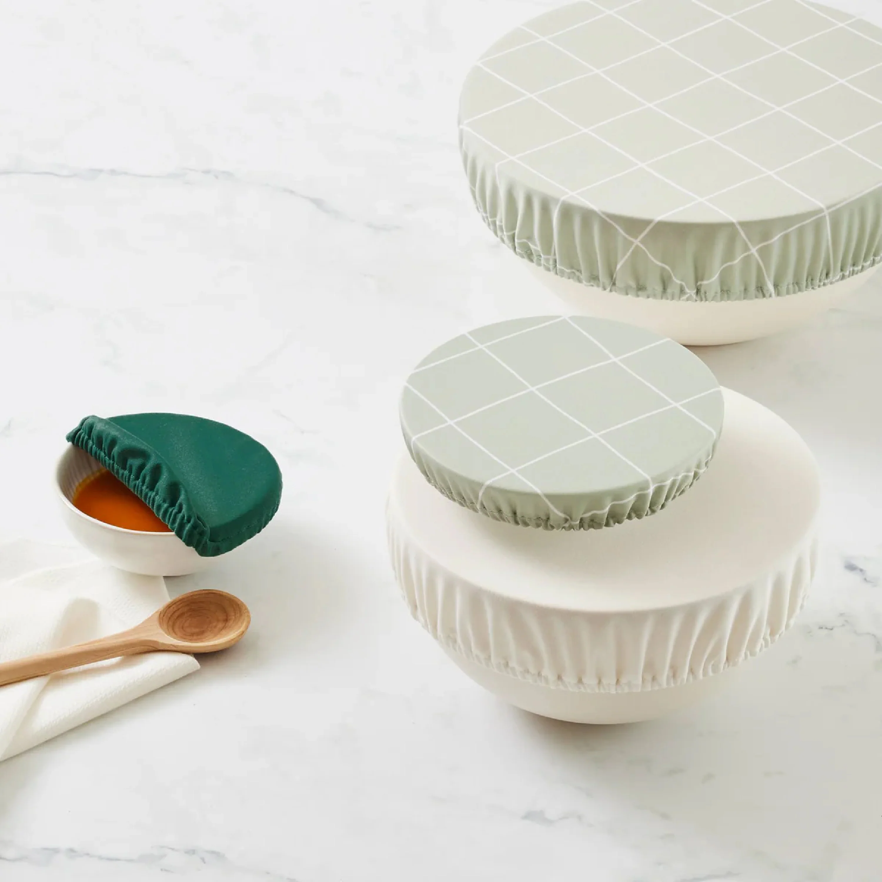 Reusable Bowl Covers - Upcycled Materials, 4-Pack - Image 21